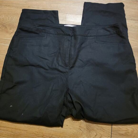 Juniors Black Fabulously Slimming by Chicos Straight Leg Dress Slacks. - Picture 5 of 6
